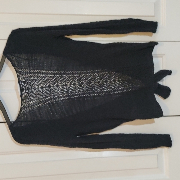 Justice dark blue cardigan sweater girls size 10 - Picture 5 of 5